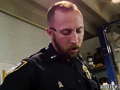 Hot men cop ass free gay Get pulverized by the police 