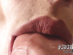 Birthday Blowjob To My Stepbrother SO MUCH CUM IN MY MOUTH 