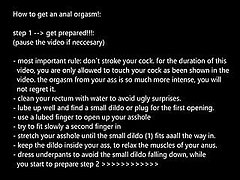 How to get an anal orgasm