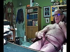 grandpa cum on webcam 