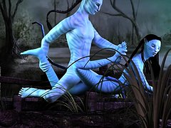 Neytiri getting fucked in Avatar 3D porn p