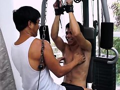 Asian Twink Vahn Tied and Tickled 