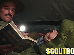 ScoutBoys Austin Young fucked outside in tent by 