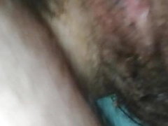 creampie wife, hairy, russian, squirt