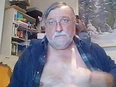 webcam massage, handjob, grandpa, masturbating