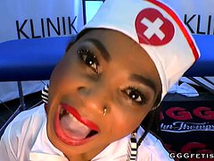 Mimi nurse shows a lot of cumshots and cums play 