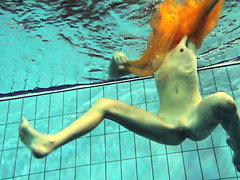 Very hot underwater show with Nastya 