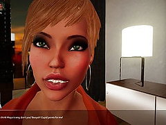 blonde american, dirty-talk, doggystyle, 3d