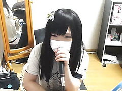 masturbating japanese, webcam, amateur, home-made