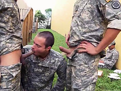 army group-sex, blowjob, military