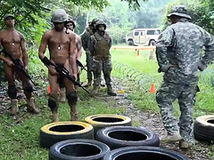 Military male genitals exams gay Jungle plumb fest