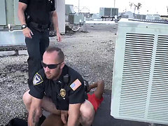 Gay man police muscle porn Apprehended Breaking and Entering
