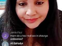Rajsi Verma – hot live boobs and ass show 