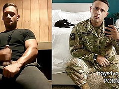 Horny Military Guy on Cam 