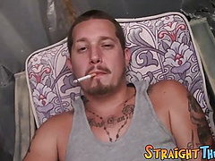 Kinky stud Lil Wyte moans from pleasure while jerking solo