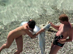 Pussy Play At Nudist Beach voyeur Video