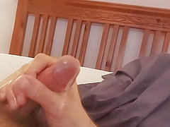 Edging With Toy and Cum 