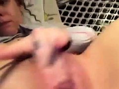 teen pussy with wet lips and big clit