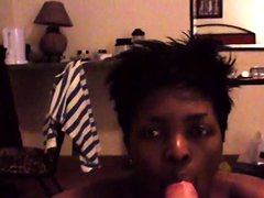 Black Girl with HUGE Tits Gets Dildo In Ass and Pussy