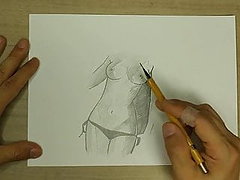 Really easy nude sketch x 