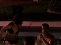 Night pool party with swingers 