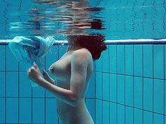 Underwater skinny teen Piyavka Chehova