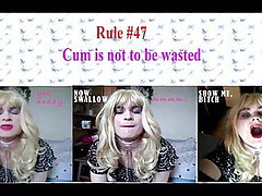 sissy rules recover 
