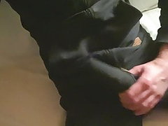 Uncut cock edging pissing and cumming 