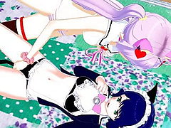 Rosia has lesbian sex with Cyan Show by Rock 