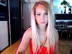 blonde solo, webcam, amateur, big-tits