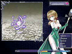 Ambrosia Hentai game Ep1 Sexy nun fights n