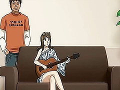 pornoster, van achteren, verleidelijk, japanse animatie