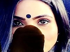 News Anchor Rubika Liyaqat Cum Shot & Spit Tribute