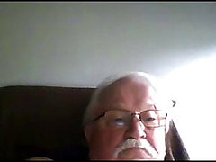 grandpa show on webcam 