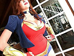 Tessa Fowler Wonder Woman AI Upscale 