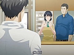 spotprent japanse animatie, cum, grote pikken, ejaculatie