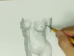 dibujos animados desnuda