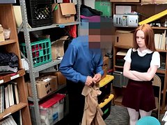 piercing babe, pussy, blowjob, office