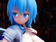Touhou MMD - Cirno Sex in the Mansion 