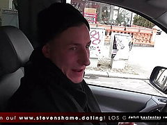 SEX DATE in CAR MILF THREESOME StevenShame Dating 