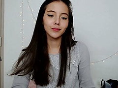 Sexy petite with cute face teasing you 