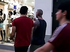 blowjob dick, muscled, public, group-sex