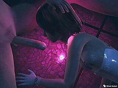 HONEY SELECT - girl gets teased and fucked FMM 