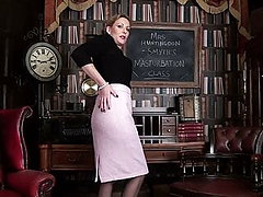 Masturbation class with the sexy mature Betsy 