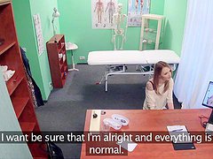 Full amateur sex play at the doctors cabinet in secret XXX 