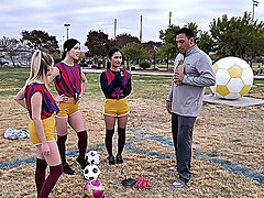Trainer fucks the girls soccer team 