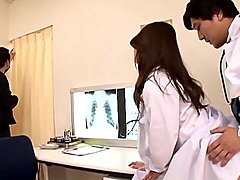 Japanese nurse pleases the doctor with what he 