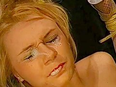 Pretty hardcore sex with cum-swallowing teen 