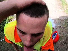Straight cops first gay blowjob and sexy male 