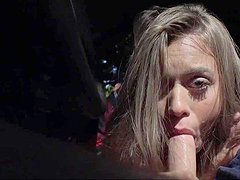 Impressive amateur porn play on the back seat with Jill Kassidy